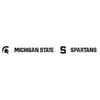 Michigan State University Spartans Metal Fire Pit Strip Details