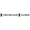 University of Illinois The Fighting Illini Metal Fire Pit Strip Details