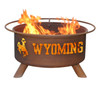 University of Wyoming Cowboys Metal Fire Pit