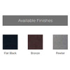 Table of Ironcraft Fireplace Finishes