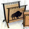 Large Choice Wildlife Metal Magazine Rack, 66 Designs