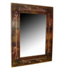 Tribal Lance Metal Wall Mirror