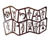 Double Tier Flat Petroglyph Metal Wall Art