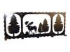 Alpine Moose 5 Hook Metal Coat Rack