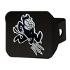 Arizona State University Hitch Cover - Chrome on Black