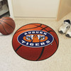 27" Auburn University Orange Basketball Style Round Mat