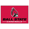 19" x 30" Ball State University Red Rectangle Starter Mat