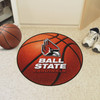 27" Ball State University Basketball Style Round Mat