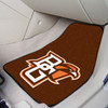 Bowling Green State University Brown Carpet Car Mat, Set of 2