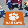 59.5" x 71" Clemson University Man Cave Tailgater Orange Rectangle Mat