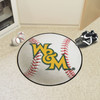 27" College of William & Mary Baseball Style Round Mat