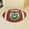 20.5" x 32.5" Colorado State University Rams Football Shape Mat