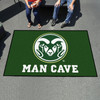 59.5" x 94.5" Colorado State University Man Cave Green Rectangle Ulti Mat