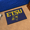 19" x 30" East Tennessee State University Navy Blue Rectangle Starter Mat