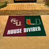 33.75" x 42.5" Florida State / Miami House Divided Rectangle Mat