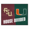 33.75" x 42.5" Florida State / Miami House Divided Rectangle Mat