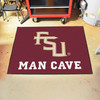 33.75" x 42.5" Florida State University Man Cave All-Star Maroon Rectangle Mat