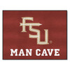 33.75" x 42.5" Florida State University Man Cave All-Star Maroon Rectangle Mat