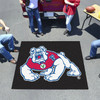 59.5" x 71" Fresno State Black Tailgater Mat