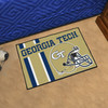 19" x 30" Georgia Tech Uniform Gold Rectangle Starter Mat