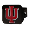 Indiana University Hitch Cover - Color on Black
