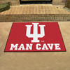 33.75" x 42.5" Indiana University Man Cave All-Star Red Rectangle Mat