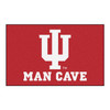 59.5" x 94.5" Indiana University Man Cave Red Rectangle Ulti Mat