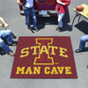 59.5" x 71" Iowa State University Man Cave Tailgater Red Rectangle Mat