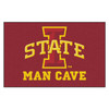 59.5" x 94.5" Iowa State University Man Cave Red Rectangle Ulti Mat