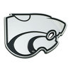 Kansas State University Chrome Emblem, Set of 2