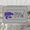 19" x 30" Kansas State University Southern Style Gray Rectangle Starter Mat