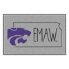 19" x 30" Kansas State University Southern Style Gray Rectangle Starter Mat