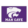 59.5" x 94.5" Kansas State University Man Cave Purple Rectangle Ulti Mat