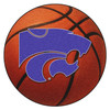 27" Kansas State University Basketball Style Round Mat