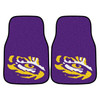 Louisiana State University Purple Carpet Car Mat, Set of 2