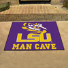 33.75" x 42.5" Louisiana State University Man Cave All-Star Purple Rectangle Mat