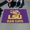 59.5" x 94.5" Louisiana State University Man Cave Purple Rectangle Ulti Mat