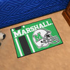 19" x 30" Marshall University Uniform Green Rectangle Starter Mat