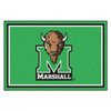 5' x 8' Marshall University Green Rectangle Rug