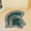 Michigan State University Mascot Mat - "Spartan Helmet" Logo