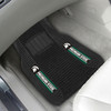 Michigan State University Deluxe Vinyl & Black Carpet Car Mat, Set of 2