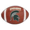 20.5" x 32.5" Michigan State University Football Shape Mat