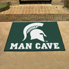 33.75" x 42.5" Michigan State University Man Cave All-Star Green Rectangle Mat