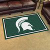 4' x 6' Michigan State University Green Rectangle Rug