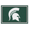 5' x 8' Michigan State University Green Rectangle Rug