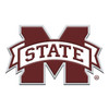 Mississippi State University Maroon Color Emblem, Set of 2