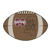 20.5" x 32.5" Mississippi State University Southern Style Football Shape Mat