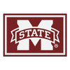 5' x 8' Mississippi State University Maroon Rectangle Rug