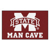 59.5" x 94.5" Mississippi State University Man Cave Maroon Rectangle Ulti Mat