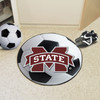 27" Mississippi State University Soccer Ball Round Mat